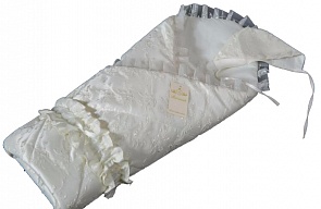 Конверт - одеяло на выписку из серии Золотце, сезон лето, цвет шампань (Мой Ангелок, Л3032_ лето_шампань)